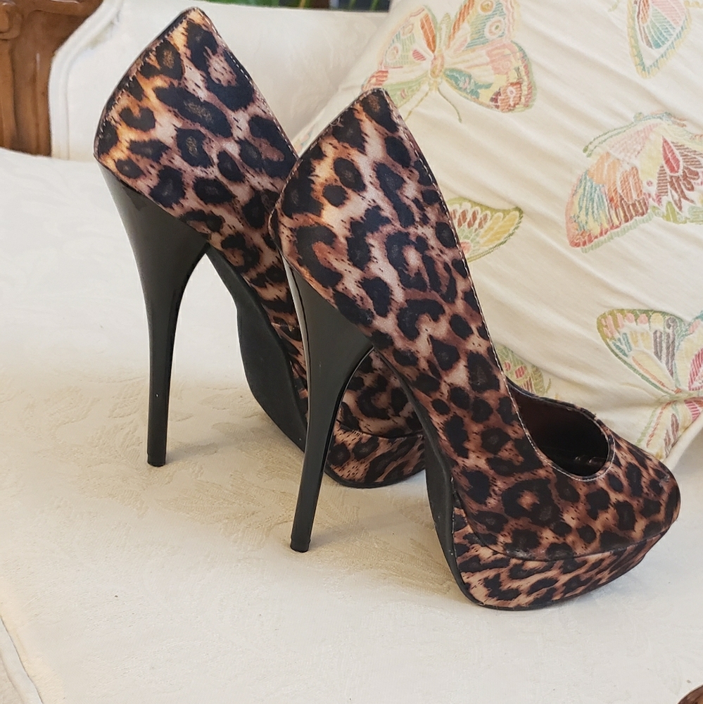 Leopard Print Heels